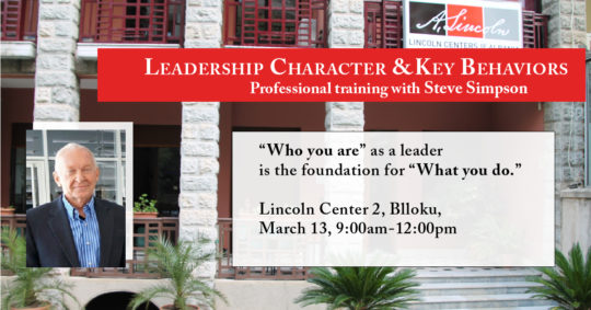 Leadership Character and Key Behaviors with Steven Simpson